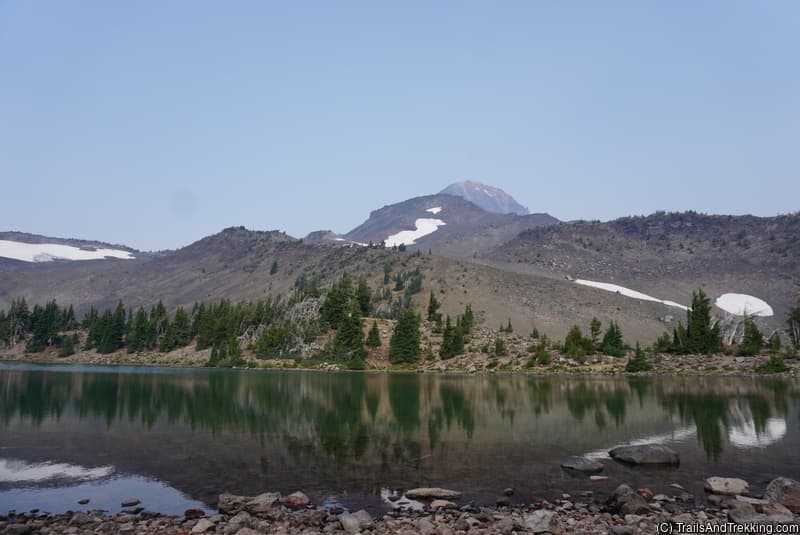 Middle Sister from Camp Lake, Three Sisters Wilderness
